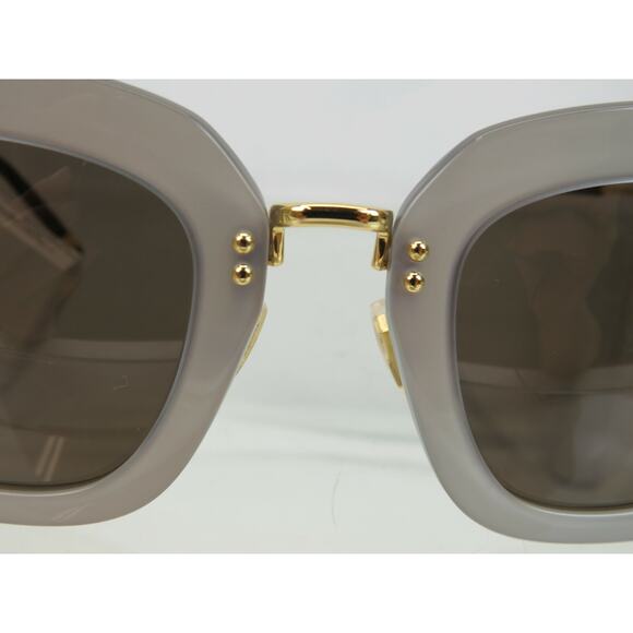 BOUCHERON SILVER GOLD BC0015S 006 CAT EYE 47MM SQUARE SUNGLASSES $ 800 FRANCE main image 4